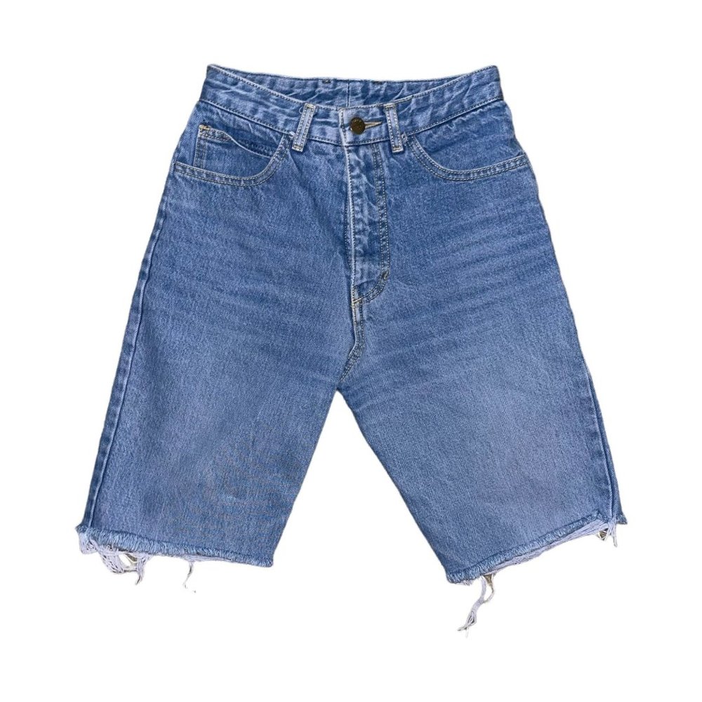 Guess Georges Marciano Vintage Distressed 90's Well Worn High Rise Shorts 26